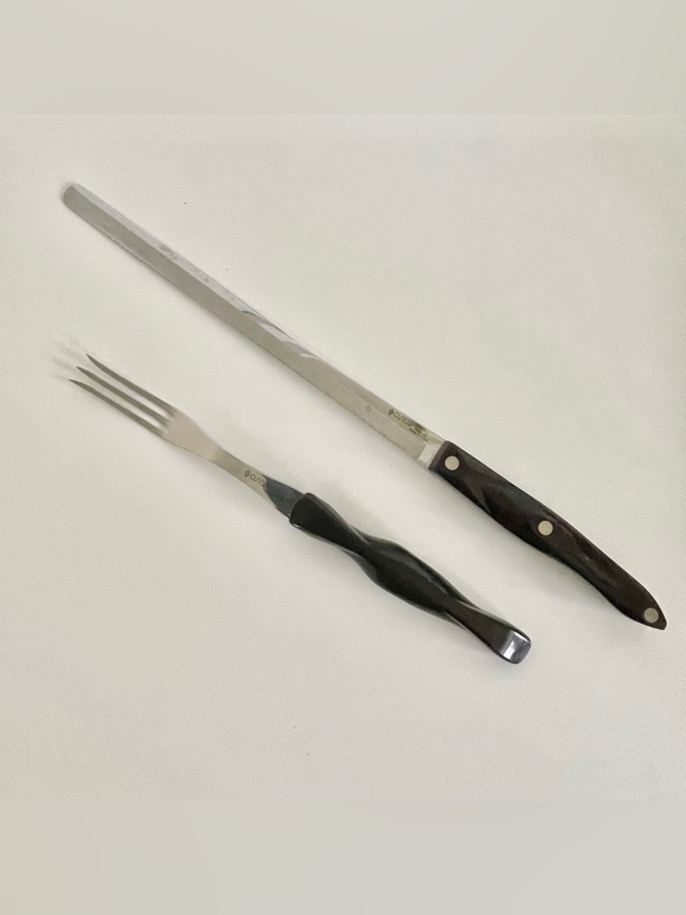 Cutco Knife Carving Set Cutlery 1724 1726 Serrated Barely Used Great Condition